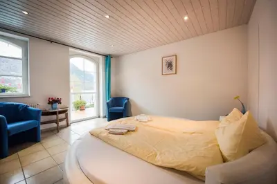Ein Bett oder Betten in einem Zimmer der Unterkunft Beauregard - Direct lake view