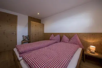 Ein Bett oder Betten in einem Zimmer der Unterkunft Huwetz 1
