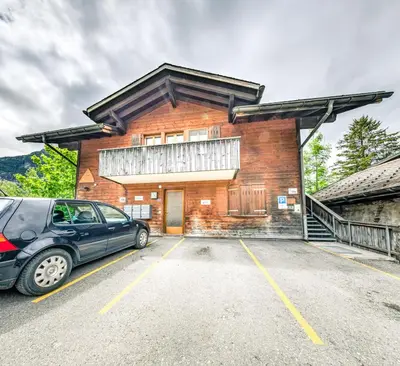 Das Gebäude in dem sich die Ferienwohnung befindet