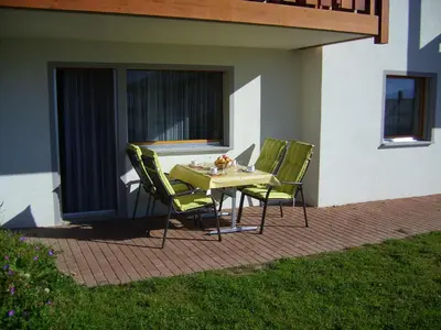 Ein Patio oder anderer Außenbereich in der Unterkunft Lorli