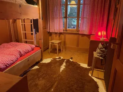 Ein Bett oder Betten in einem Zimmer der Unterkunft Apartment Haldematt by Interhome