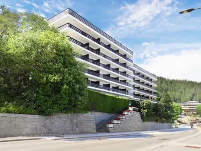 Das Gebäude in dem sich die Ferienwohnung befindet