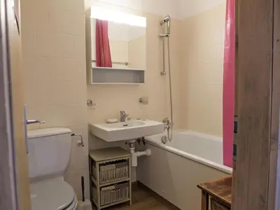 Ein Badezimmer in der Unterkunft Studio Résidence du Rhône B61 by Interhome