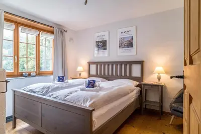 Ein Bett oder Betten in einem Zimmer der Unterkunft Apartment Rybibach Retreat - GRIWA RENT AG