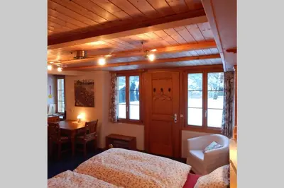 Ein Bett oder Betten in einem Zimmer der Unterkunft Olle and Maria's B&B- apartment