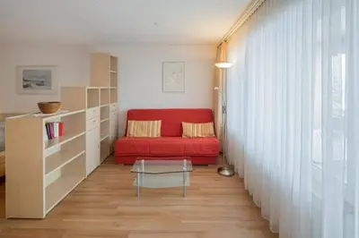Ein Sitzbereich in der Unterkunft Cristal 40