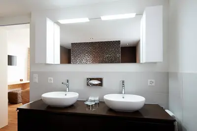 Ein Badezimmer in der Unterkunft Welschen Apartments Hörnligrat
