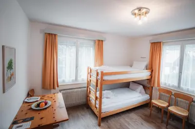 Ein Bett oder Betten in einem Zimmer der Unterkunft B&B Haus Schönstatt contactless- Check-In
