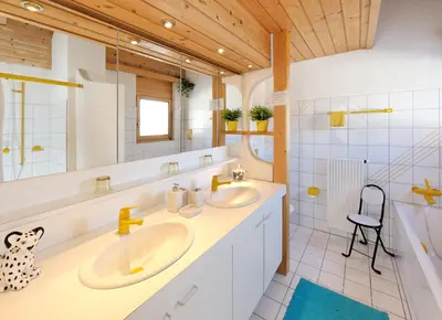 Ein Badezimmer in der Unterkunft Beny Duplex