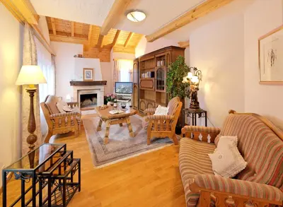Ein Sitzbereich in der Unterkunft Beny Duplex