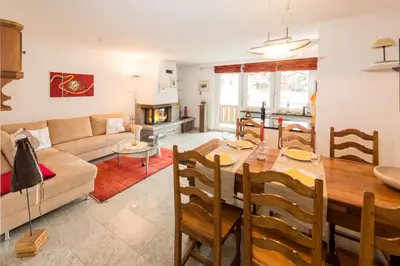 Ein Sitzbereich in der Unterkunft Apartment Castello