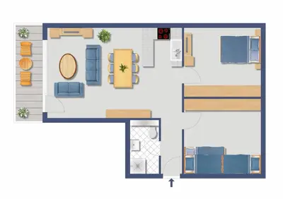 Grundriss der Unterkunft Haus Mirador by Zermatt Premium Apartments