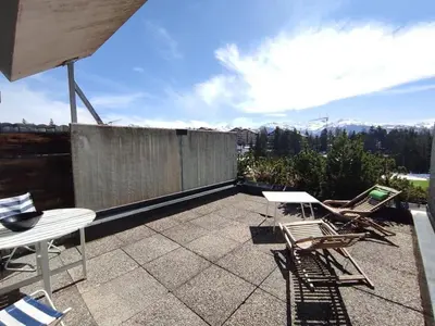 Ein Balkon oder eine Terrasse in der Unterkunft Etrier
