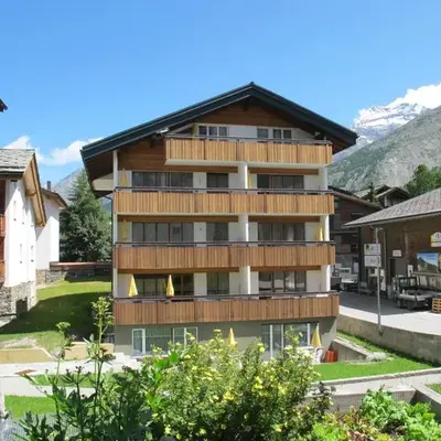 Appartementhaus Venetz SAAS105 ruhige Lage direkt an SKIBUSHALTESTELLE