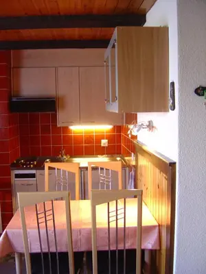 Küche/Küchenzeile in der Unterkunft Soleil Wohnung
