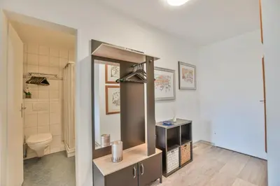Ein Badezimmer in der Unterkunft Valaisia 134