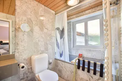 Ein Badezimmer in der Unterkunft Valaisia 125