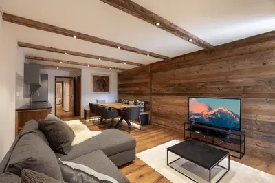 TV/Unterhaltungsangebot in der Unterkunft Apartment Etrier Recently renovated Crans-Montana