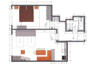 Grundriss der Unterkunft Brunegghorn 4