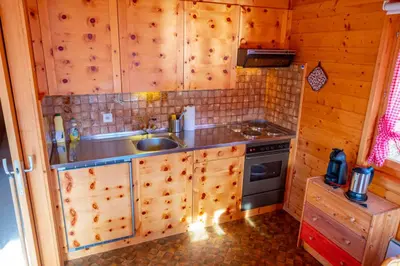 Küche/Küchenzeile in der Unterkunft Chalet Valeria