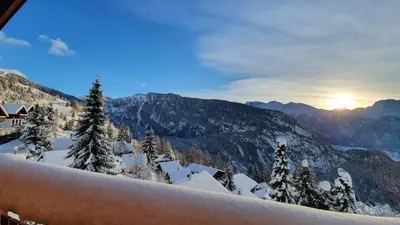 Naturlandschaft in der Nähe des Chalets