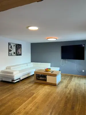 Ein Bett oder Betten in einem Zimmer der Unterkunft Romantica Grächen