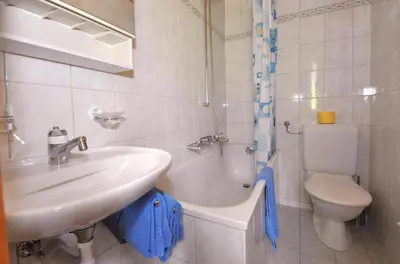 Ein Badezimmer in der Unterkunft Chalet Ideal Saas-Fee