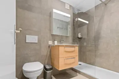 Ein Badezimmer in der Unterkunft Studio cosy au centre de Crans-Montana