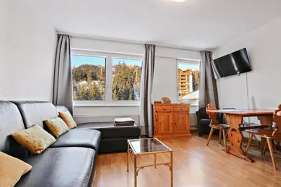 TV/Unterhaltungsangebot in der Unterkunft Studio cosy au centre de Crans-Montana (1-4 personnes)