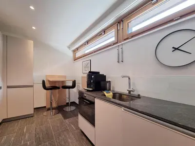Küche/Küchenzeile in der Unterkunft L'Oree Penthouse