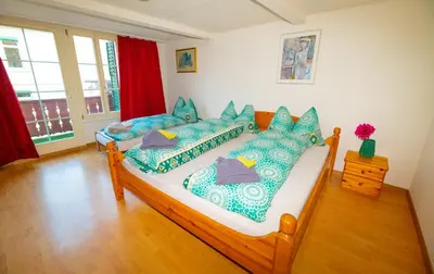 Ein Bett oder Betten in einem Zimmer der Unterkunft Waldeg 4 Historic House - Holiday Apartment