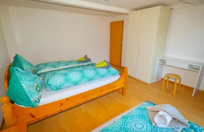 Ein Bett oder Betten in einem Zimmer der Unterkunft Waldeg 4 Historic House - Holiday Apartment