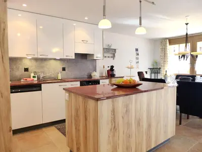 Küche/Küchenzeile in der Unterkunft Apartment Laerchehus West by Interhome