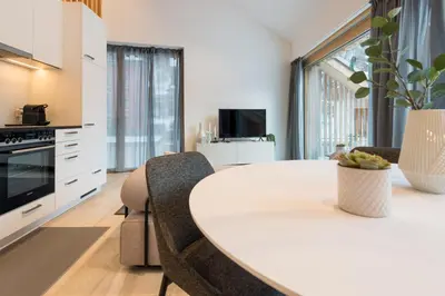 Küche/Küchenzeile in der Unterkunft Montela Hotel & Resort - Montela Pavillon
