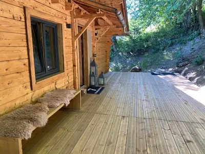 Naturlandschaft in der Nähe des Chalets