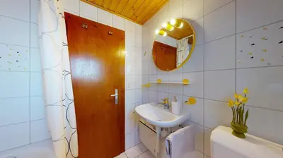 Ein Badezimmer in der Unterkunft Chalet in the heart of the Val d'Anniviers resort