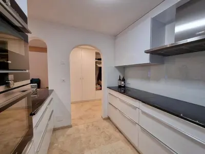 Küche/Küchenzeile in der Unterkunft Zum Lerch Penthouse