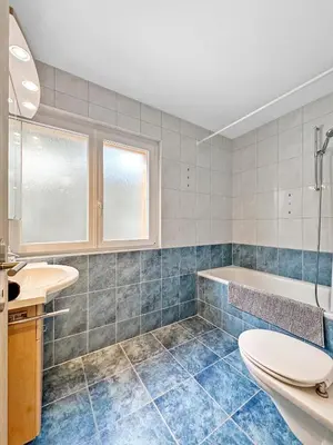 Ein Badezimmer in der Unterkunft Why not