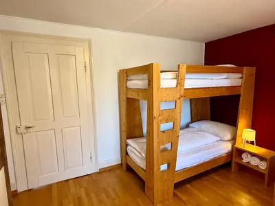 Ein Bett oder Betten in einem Zimmer der Unterkunft Uptown Apartments Interlaken free Parking
