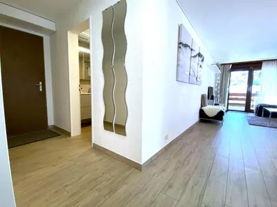 Ein Bett oder Betten in einem Zimmer der Unterkunft Steghorn 3