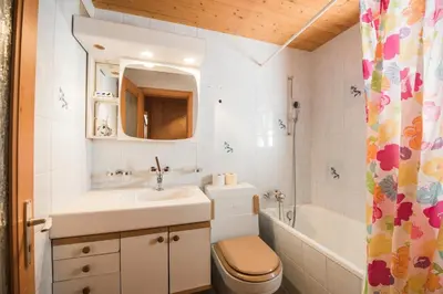 Ein Badezimmer in der Unterkunft Chalet Bergwelt - Panoramic view