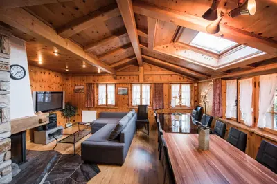 TV/Unterhaltungsangebot in der Unterkunft Chalet Bergwelt - Panoramic view