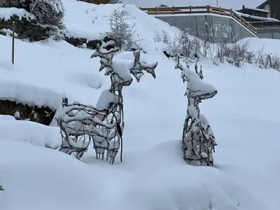 Schwarzhornblick im Winter