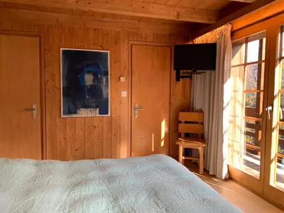 Ein Bett oder Betten in einem Zimmer der Unterkunft Rafaches