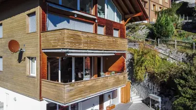 Das Gebäude in dem sich die Ferienwohnung befindet