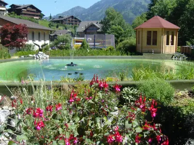 Ein allgemeiner Bergblick oder ein Berglick von des Hostels aus