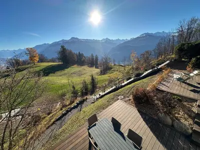 Naturlandschaft in der Nähe des Chalets