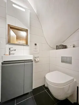 Ein Badezimmer in der Unterkunft Mirador Alpine Horizon -Crans Montana- Swiss Alps