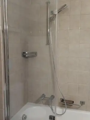 Ein Badezimmer in der Unterkunft Abschalten vom Alltag in Brissago