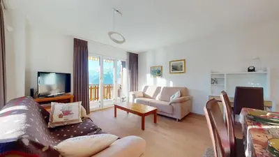TV/Unterhaltungsangebot in der Unterkunft Hortensia H 023 - VIEW & MOUNTAIN apartment 6 pers